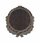 Faragott trófea alátét sötét - vaddisznó, 14 cm