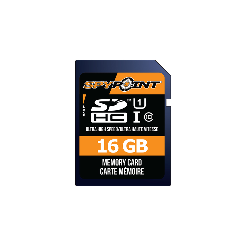 Memóriakártya 16 GB 10-es SDHC kártyaolvasóval Spy Point  1