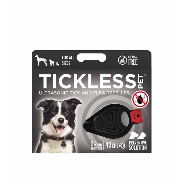 Ultrahangos riasztó kullancsok ellen TICKLESS PET állatoknak - fekete 2