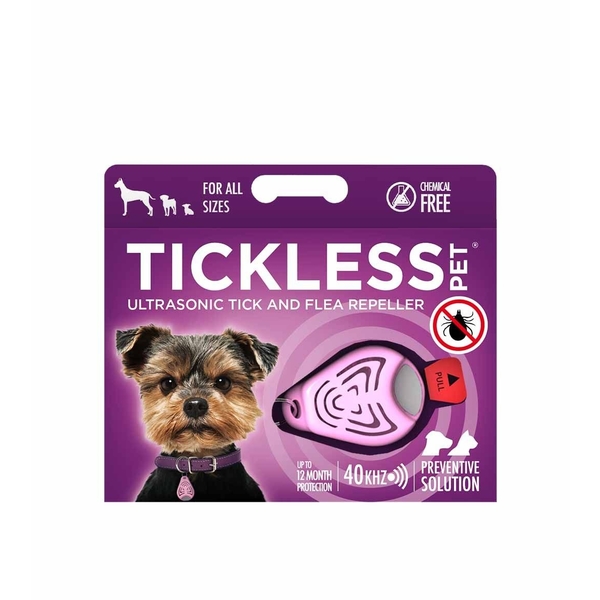 Ultrahangos riasztó kullancsok ellen TICKLESS PET állatoknak - rózsaszín 2