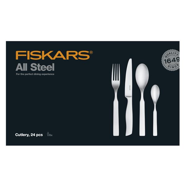 Evőeszköz készlet FISKARS All Steel, 24db
