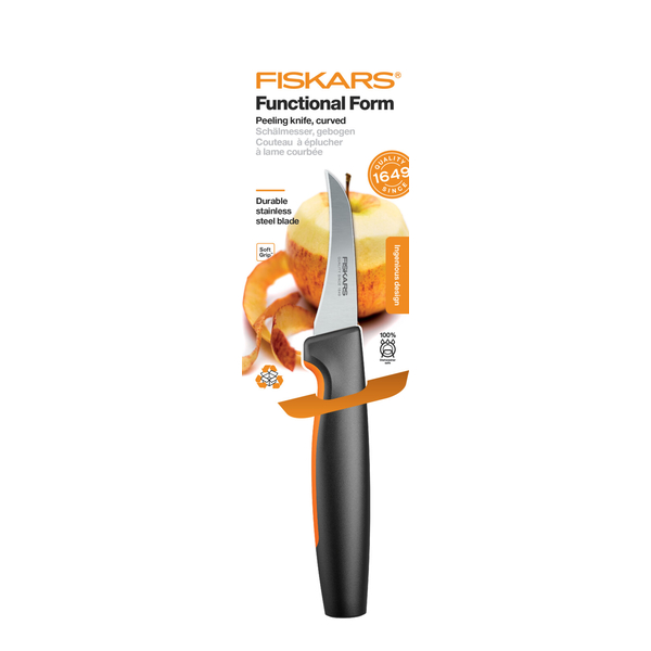 Hajlított hámozó kés FISKARS Functional Form, 7 cm 1