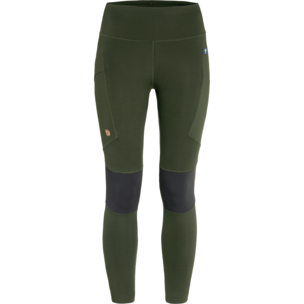 Női leggings Fjällräven Abisko Trekking Pro Deep Forest - Iron Grey