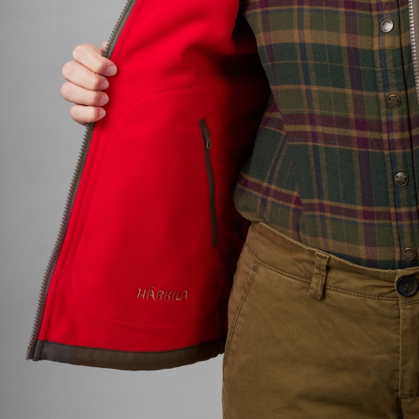 Női Fleece kabát bunda Härkila Kamko Brown / Red 4