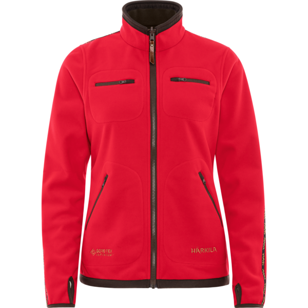 Női Fleece kabát bunda Härkila Kamko Brown / Red 1
