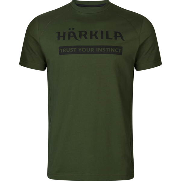 Dupla csomagú pólók Härkila Logo Duffel Green / Phantom