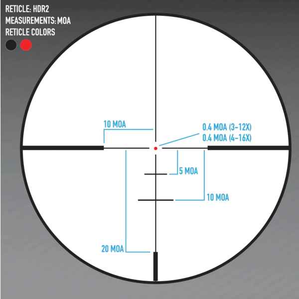 Céltávcső Sightmark Core HX 2.0 3-12x56 HDR2 5