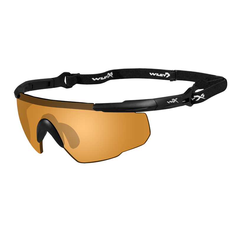 Szemüveg narancssárga lencsékkel és fekete kerettel Wiley X SABER Advanced  1