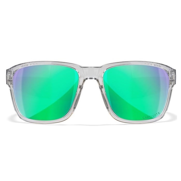 Szemüveg Wiley X Trek Captivate polarizált zöld lencse szürke keretben 1