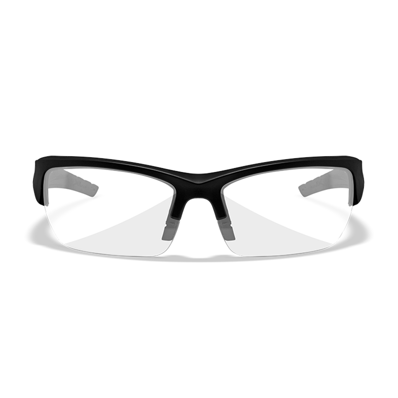 Szemüveg Wiley X Valor smoke grey/clear lens, matte black frame 1