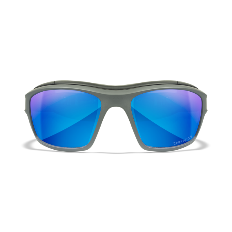 Szemüveg Wiley X Ozone Captivate polarizált kék szemüveg szürke matt keretben 1
