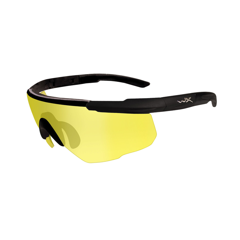 Sportszemüveg, sárga lencsék, fekete matt keret Wiley X Saber Advanced