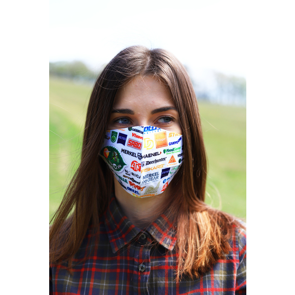  Pamut védő arcmaszk TETRAO– reklám márkák IBO 1 db 1