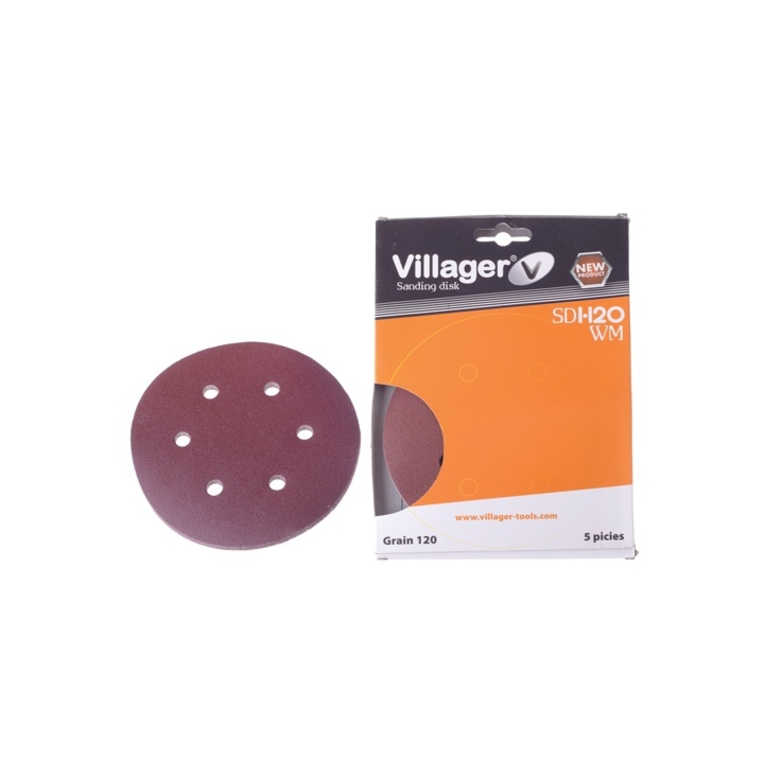 Kerek csiszolópapír VILLAGER SD1-40WM 5/1 VLN 382 és VLN 385