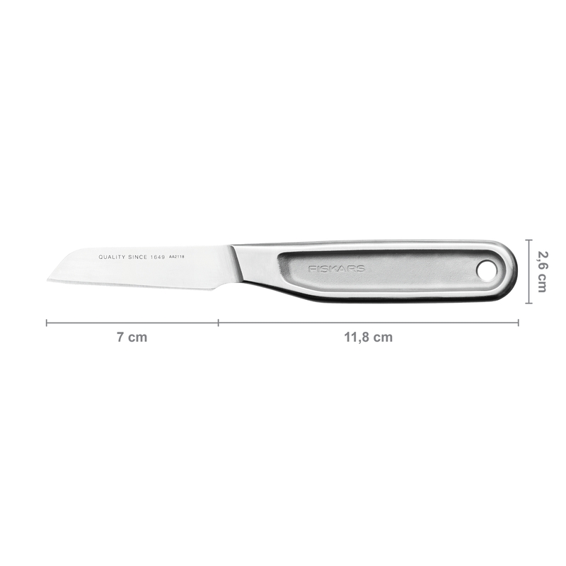 Hámozó kés FISKARS All Steel, 7 cm 1