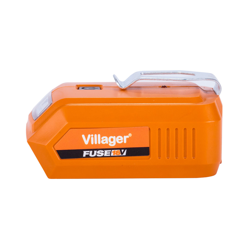 Akkumulátoros lámpa + USB töltő VILLAGER FUSE VLN 9920 (akkumulátor és töltő nélkül) 3