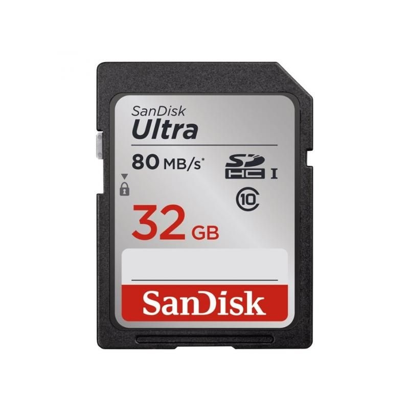 Memóriakártya Sandisk Ultra SDHC 32GB 80MB / s Class 10 UHS-I