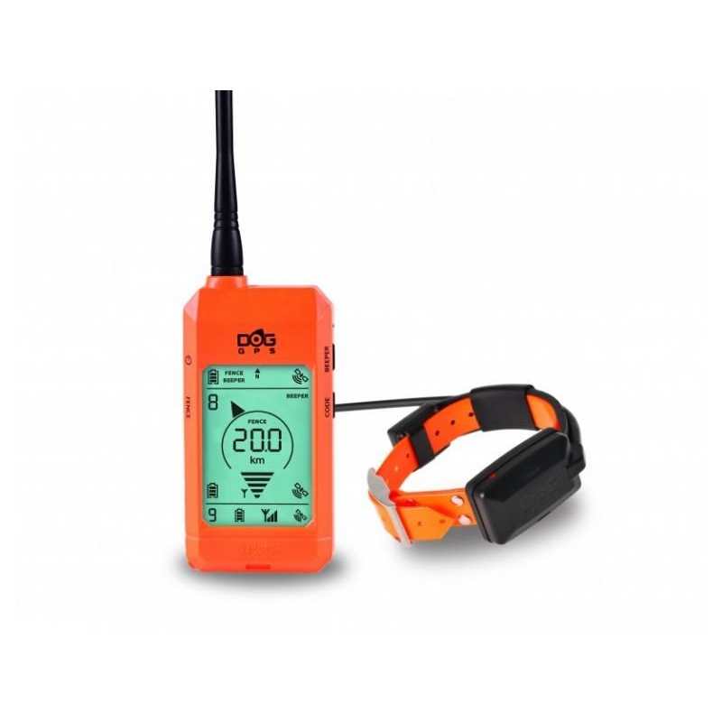Műholdas GPS lokalizátor Dogtrace DOG GPS X23 három kutyára - narancssárga